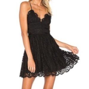 NBD Black Lace Mini Dress
